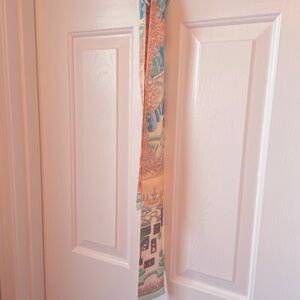 Colorful Scarf with Scenic Print